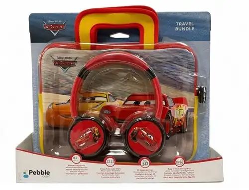 Disney Cars Pepple Gear Travel Bundle Tragetasche für Tablet mit Kopfhörern 28x31,5cm