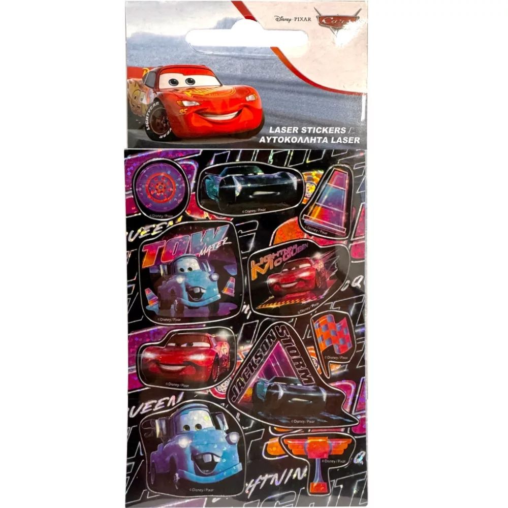 Disney Cars Adventure holografisches Aufkleberset
