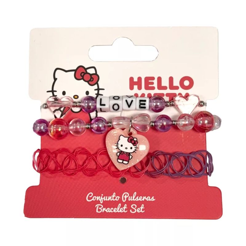 Hello Kitty Sweet Armband-Set 3-tlg Hello Kitty Sweet Armband-Set 3-tlg