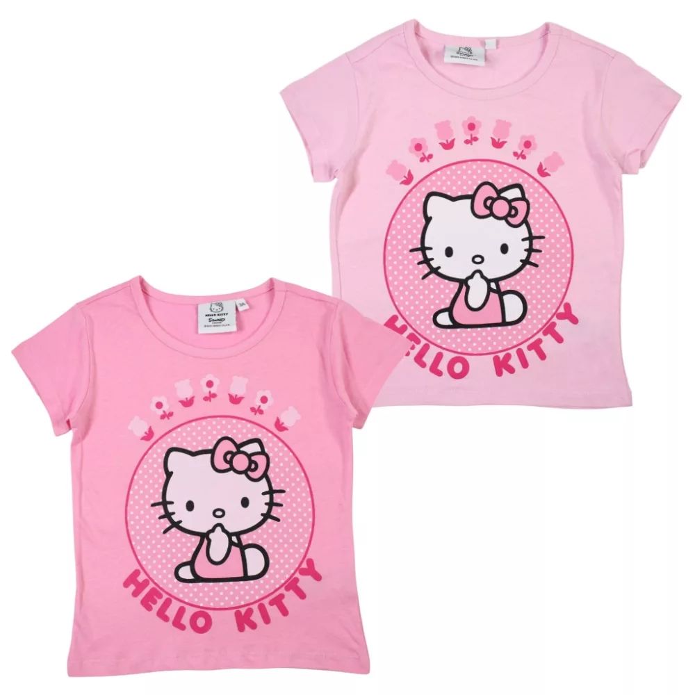 Hello Kitty, Hello Kitty kurzärmeliges Kinder-T-Shirt, Oberteil