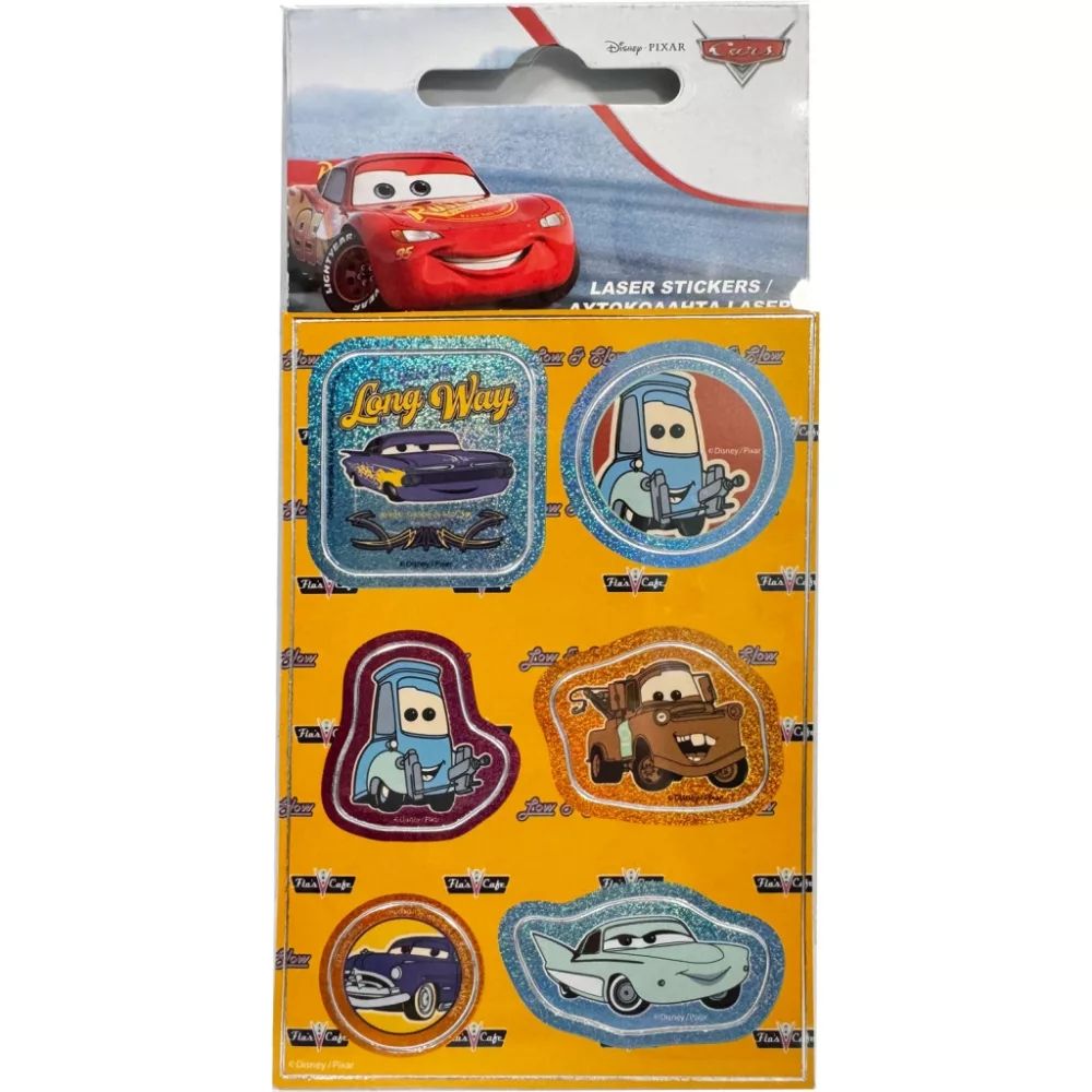 Disney Cars Long Way Hologramm-Aufkleberset