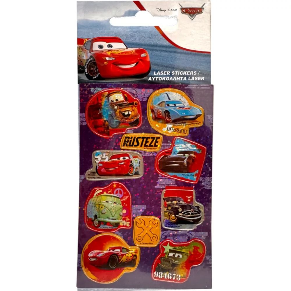 Disney Cars Adventure Hologramm-Aufkleberset