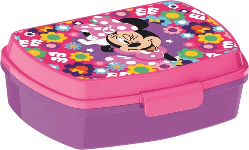 Disney Minnie Bold Florals witzige Kunststoff-Sandwichbox Disney Minnie Bold Florals witzige Kunststoff-Sandwichbox
