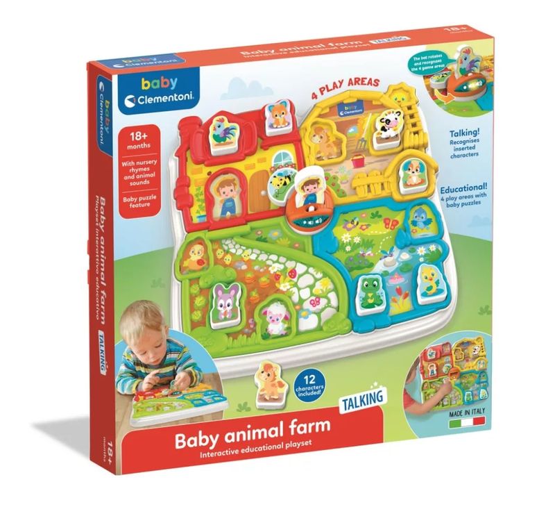 Tiere Cute Bunter Interaktiver Tierhof Clementoni