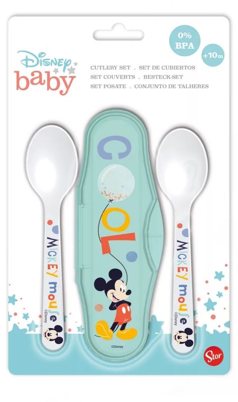 Disney Mickey Baby Reisebesteck Set Disney Mickey Baby Reisebesteck Set