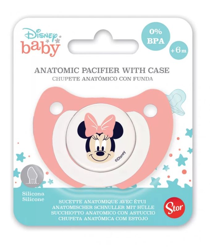 Disney Minnie Baby Spiel- und Beruhigungsschnuller mit Etui Disney Minnie Baby Spiel- und Beruhigungsschnuller mit Etui