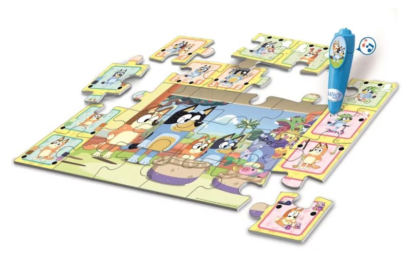 Bluey Playtime interaktives 24-teiliges Puzzle Clementoni