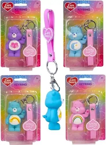 Glücksbärchis 3D Schlüsselanhänger 8cm im blisterpack 10x17,5cm