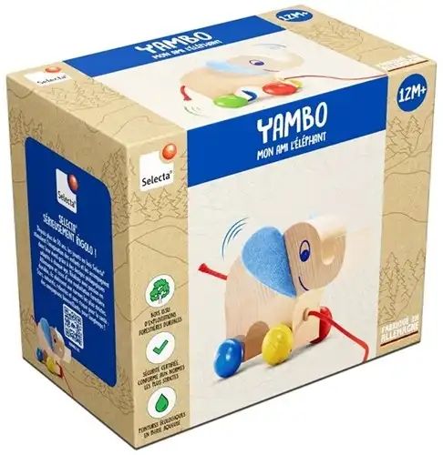 Schmidt Selecta Holzspielzeug Yambo 12,5x14cm (Sprache: Französisch) Schmidt Selecta Holzspielzeug Yambo 12,5x14cm (Sprache: Französisch)