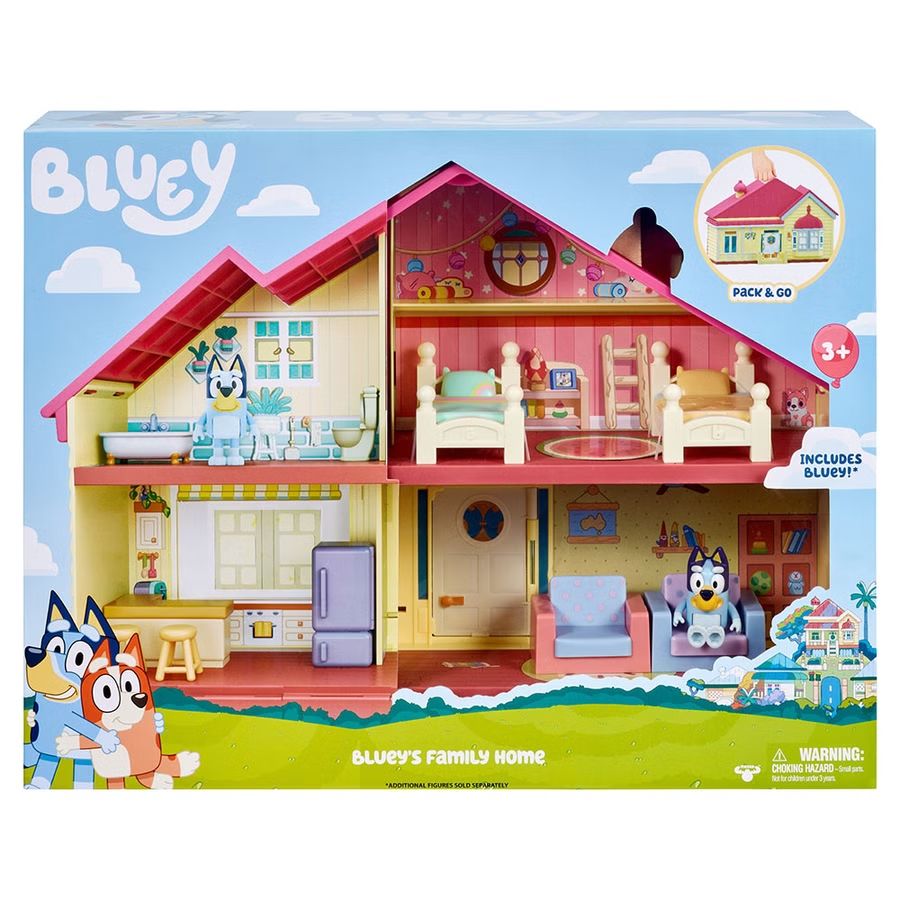 Bluey - Blueys Familienheim - Spielset mit Zubehör