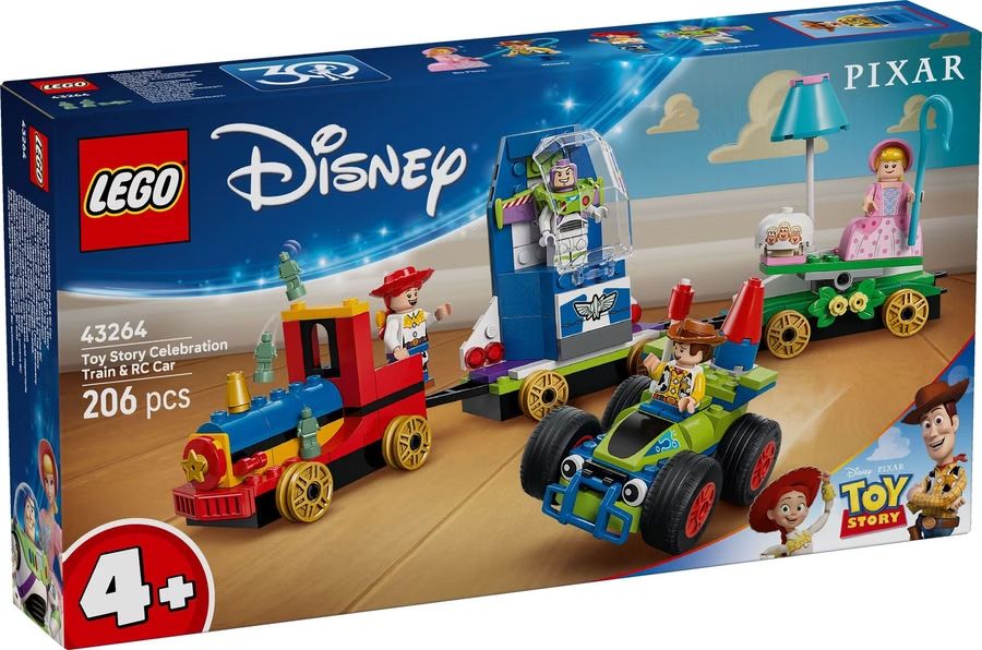 LEGO® Disney Pixar 43264 - Partyzug und das Auto RC aus Toy Story (206 Teile) LEGO® Disney Pixar 43264 - Partyzug und das Auto RC aus Toy Story (206 Teile)