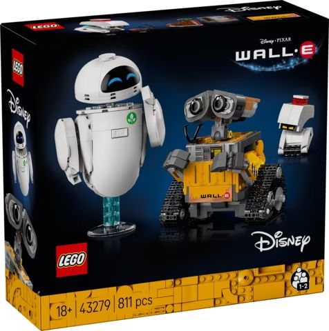 LEGO® Disney Pixar 43279 - WALL-E und EVE (811 Teile) LEGO® Disney Pixar 43279 - WALL-E und EVE (811 Teile)