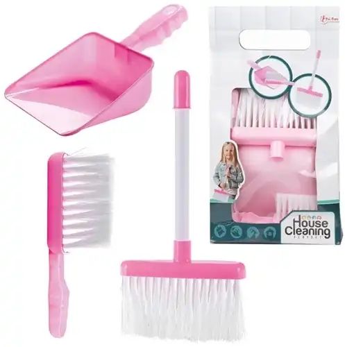 HAUSREINIGUNG Reinigungsset mit Besen + Kehrmaschine + Kehrschaufel 7x18,5x32,5cm HAUSREINIGUNG Reinigungsset mit Besen + Kehrmaschine + Kehrschaufel 7x18,5x32,5cm