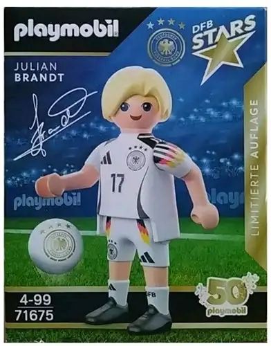 Playmobil DFB Stars Julian Brandt 9x12cm Playmobil DFB Stars Julian Brandt 9x12cm