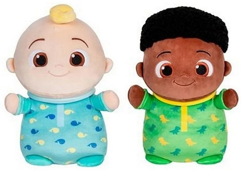 Squishmallows HugMees Cocomelon Plüsch-Set mit JJ und Cody, je 25cm Squishmallows HugMees Cocomelon Plüsch-Set mit JJ und Cody, je 25cm