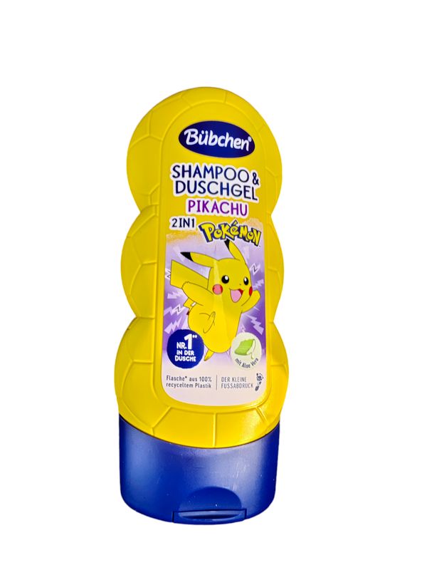 Bübchen Kinder Shampoo & Duschgel 2in1 Pokémon Pikachu, 230 ml Bübchen Kinder Shampoo & Duschgel 2in1 Pokémon Pikachu, 230 ml