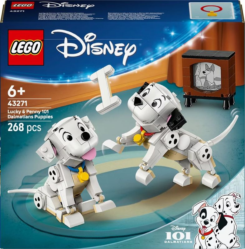 LEGO® Disney Classic 43271 - Die Welpen Lucky und Penny aus 101 Dalmatiner (268 Teile)
