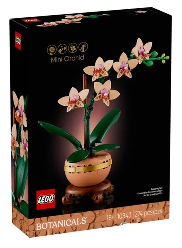 LEGO® Botanicals 10343 - Mini-Orchidee (274 Teile)