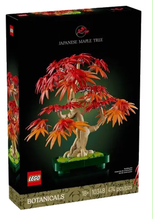 LEGO Botanicals 10348 - Japanischer Roter Ahorn – Bonsai-Baum (474 Teile)