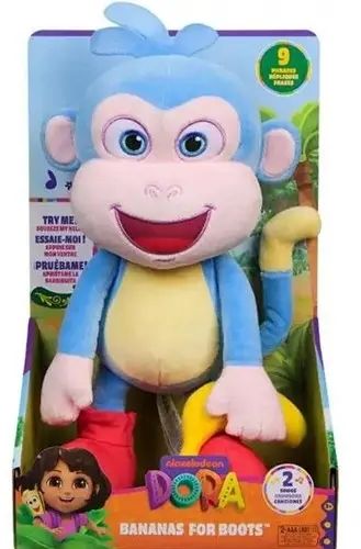 Spin Master Dora Bananas For Boots interaktive Plüschfigur 21x32,5cm