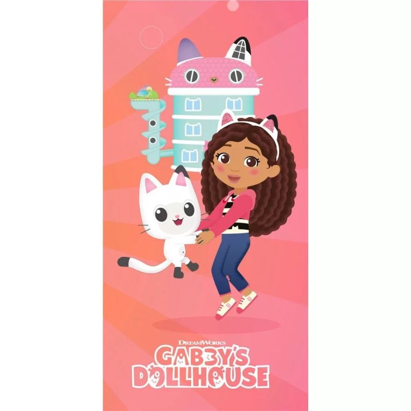 Gabby's Dollhouse Dream House Badetuch, Strandtuch 70x140cm (Schnelltrocknend) Gabby's Dollhouse Dream House Badetuch, Strandtuch 70x140cm (Schnelltrocknend)