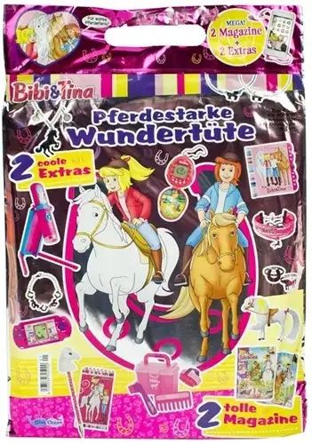 XL-Blindbag Bibi & Tina Pferdestarke 24x37cm (2x Magazines + 2x Extras)