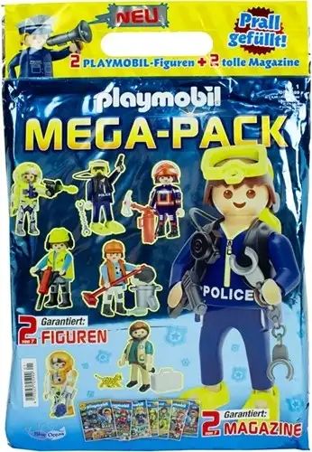 XL-Blindbag Playmobil Mega Pack 24x37cm (2x Magazines + 2x Extras) XL-Blindbag Playmobil Mega Pack 24x37cm (2x Magazines + 2x Extras)