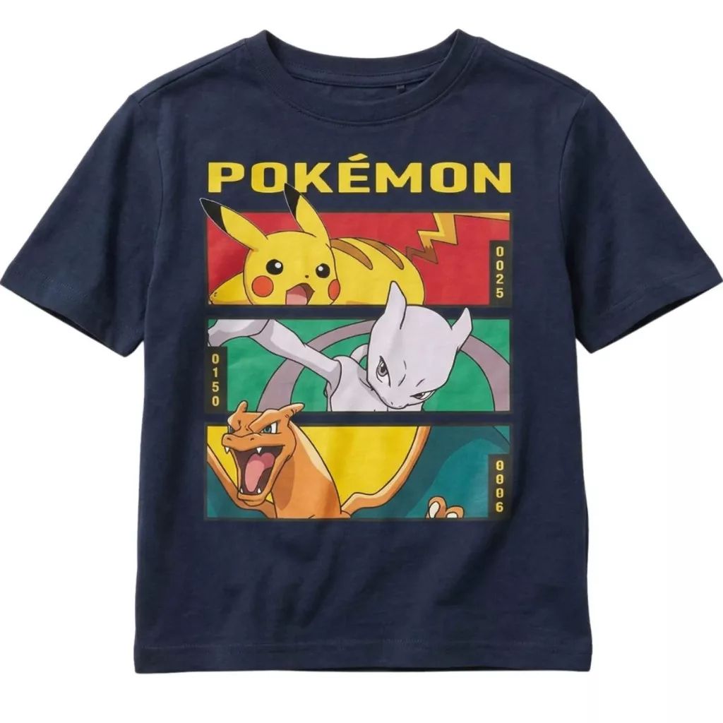 Pokémon Force Kinder Kurzarm T-Shirt, Oberteil 3 - 8 Jahre / 98 - 128 cm Pokémon Force Kinder Kurzarm T-Shirt, Oberteil 3 - 8 Jahre / 98 - 128 cm
