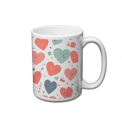 15oz ceramic mug white