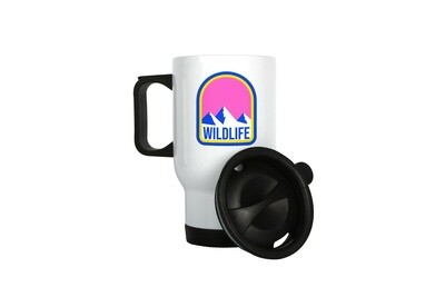 14oz stainless steel travel mug