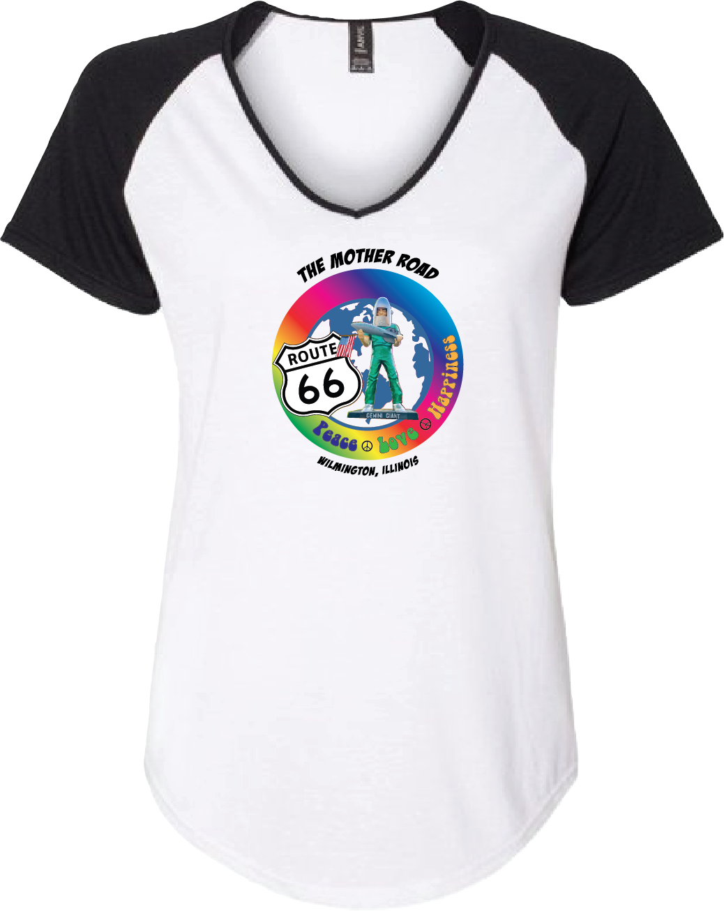 Women&#39;s Raglan TMR rainbow