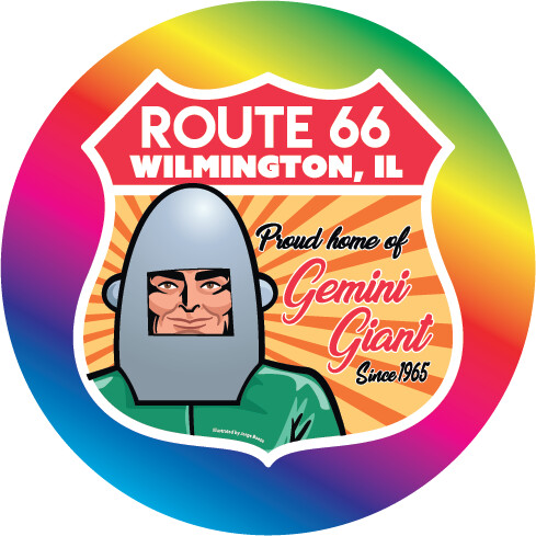 Rainbow Cartoon GG poker chip