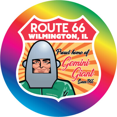 Rainbow Cartoon GG poker chip