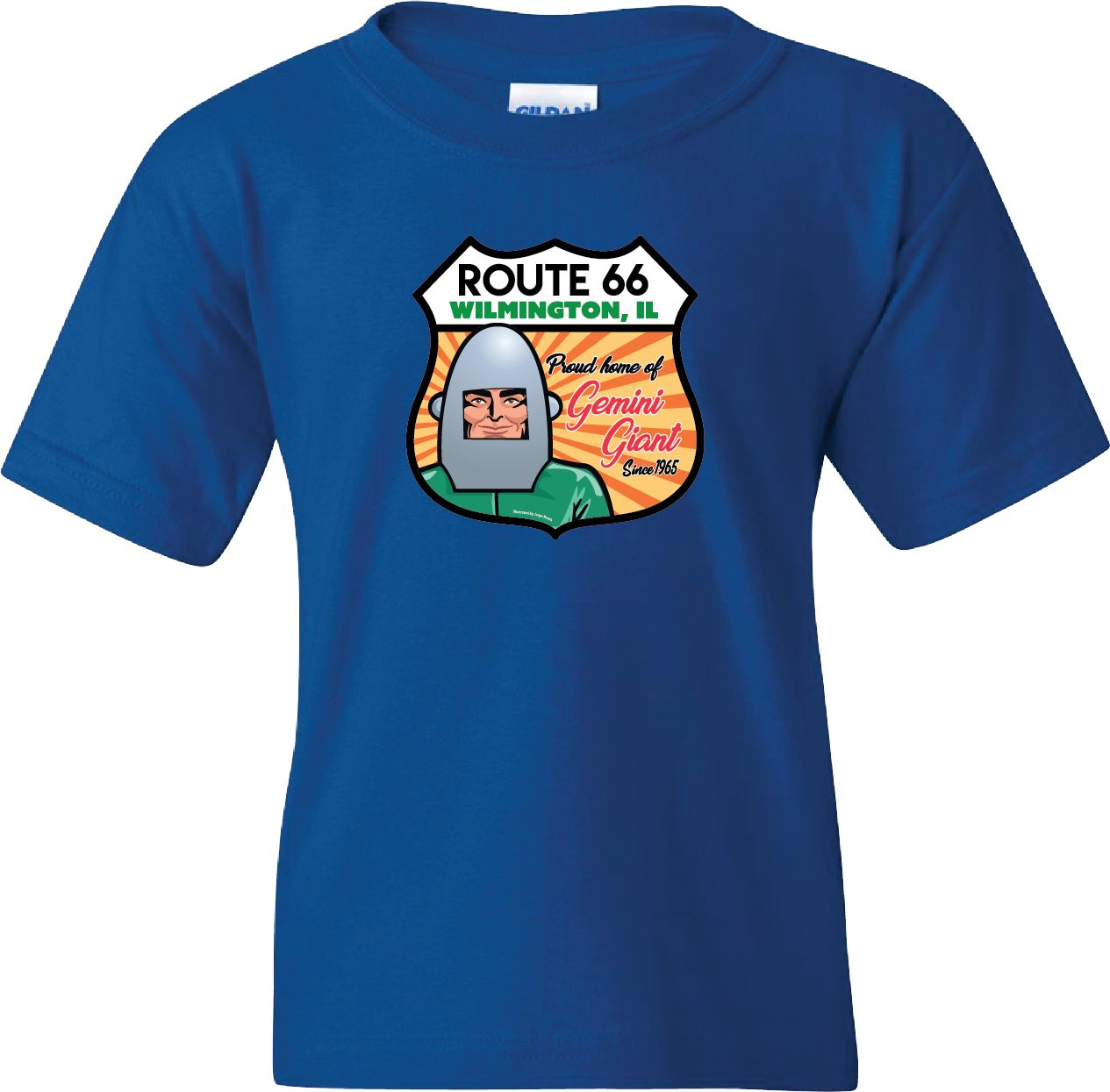 Cartoon GG Kids shirt - Royal Blue