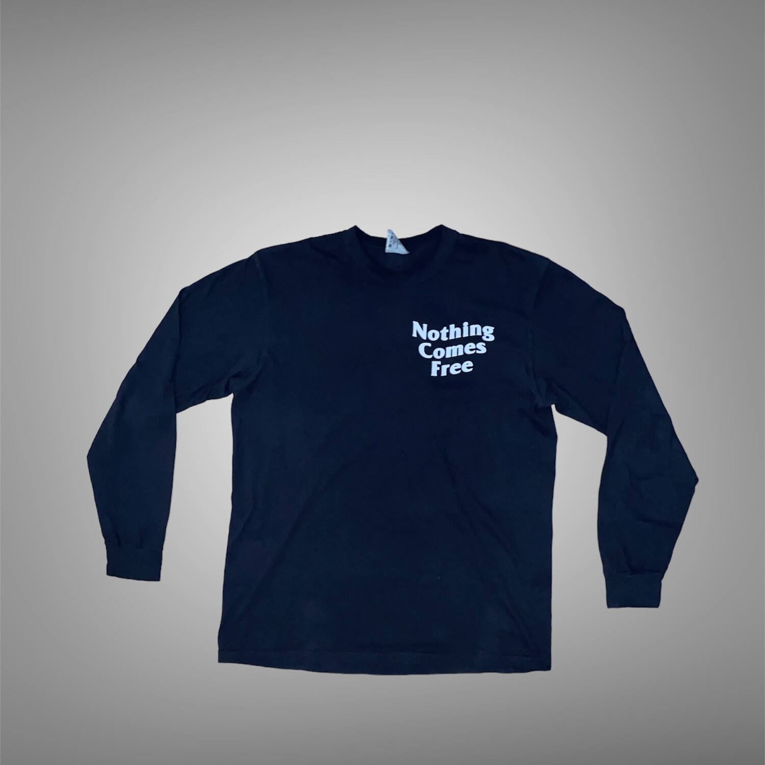 BLACK/WHITE LONG-SLEEVE TEE