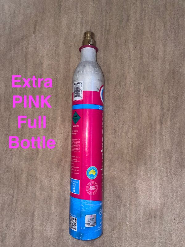 EXTRA Pink soda gas bottle (FULL)