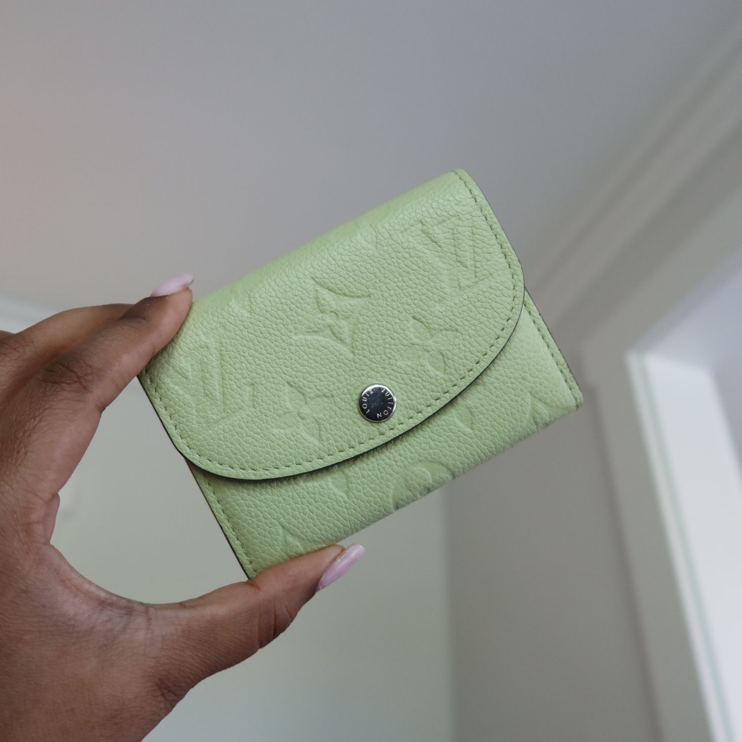 LV Rosalie Coin Pouch Pistachio