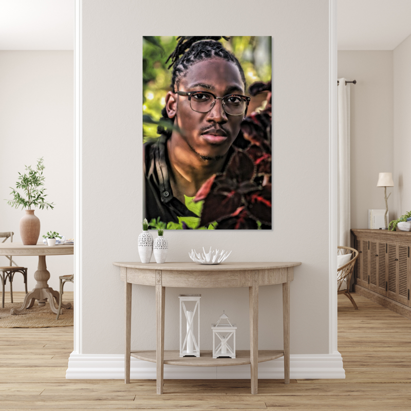 Premium Portrait ​1.5" Gallery Wrapped Custom Canvas Photo Print