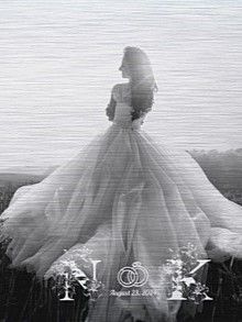 Doodle Wedding gift | Landscape Premium Brushed Metal