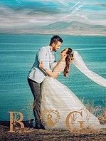 Doodle Wedding gift | Panoramic Premium Brushed Metal
