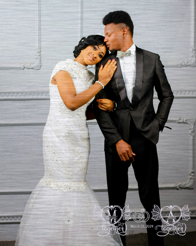 Monogram Couples gift | Portrait Premium Brushed Metal