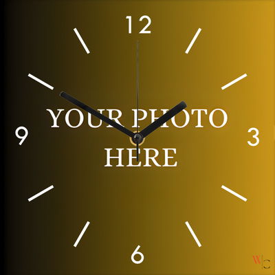 print your photo on Acrylic Wall Clocks 