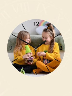 Custom Premium acrylic wall clock with photo