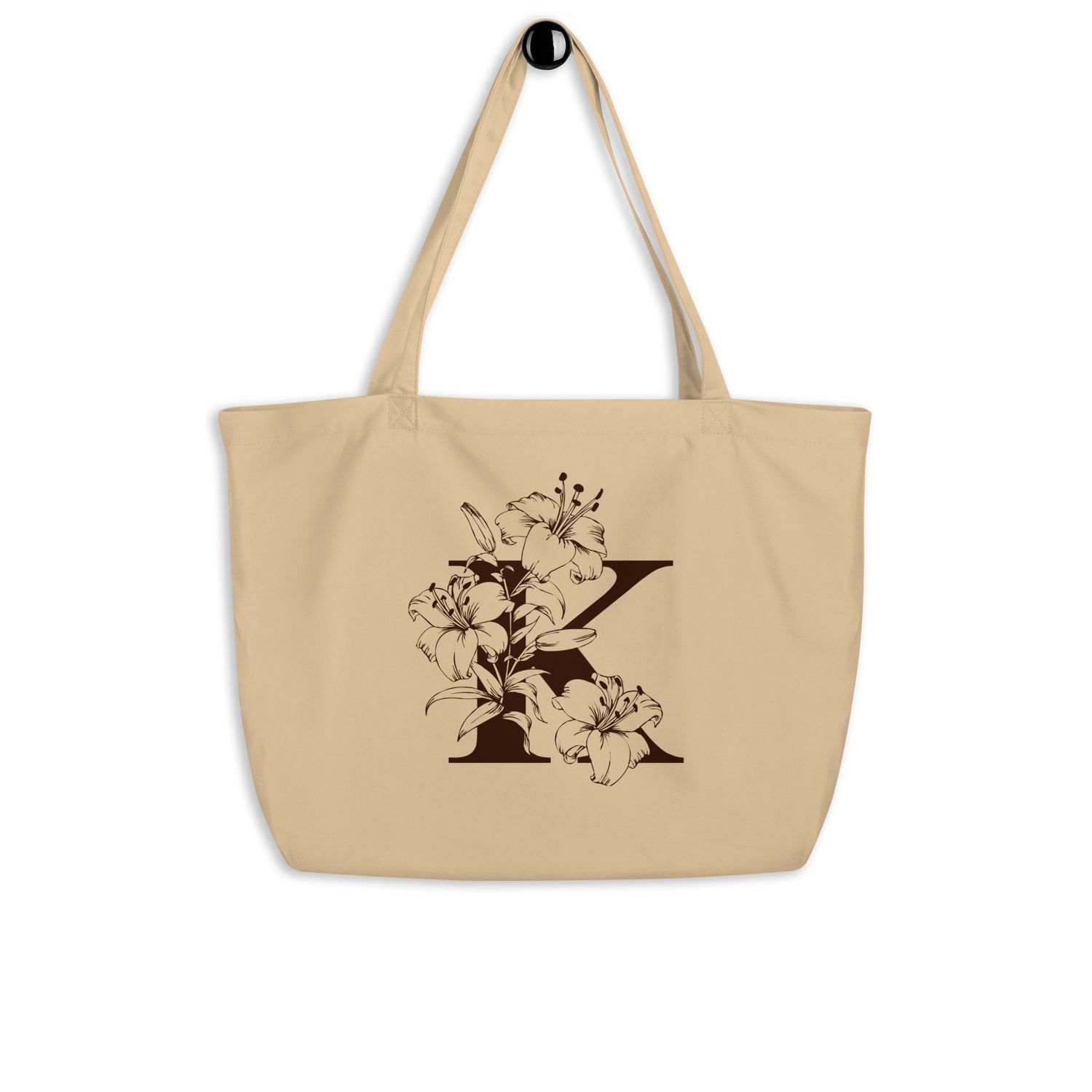 Large organic tote bag
