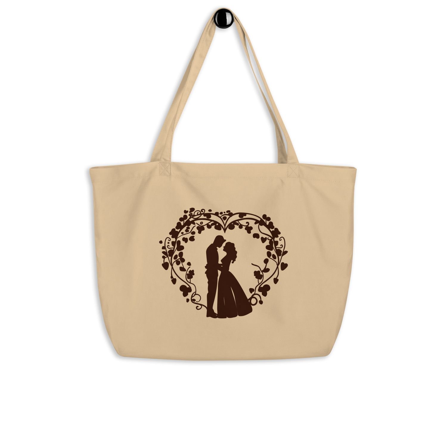 Large organic tote bag