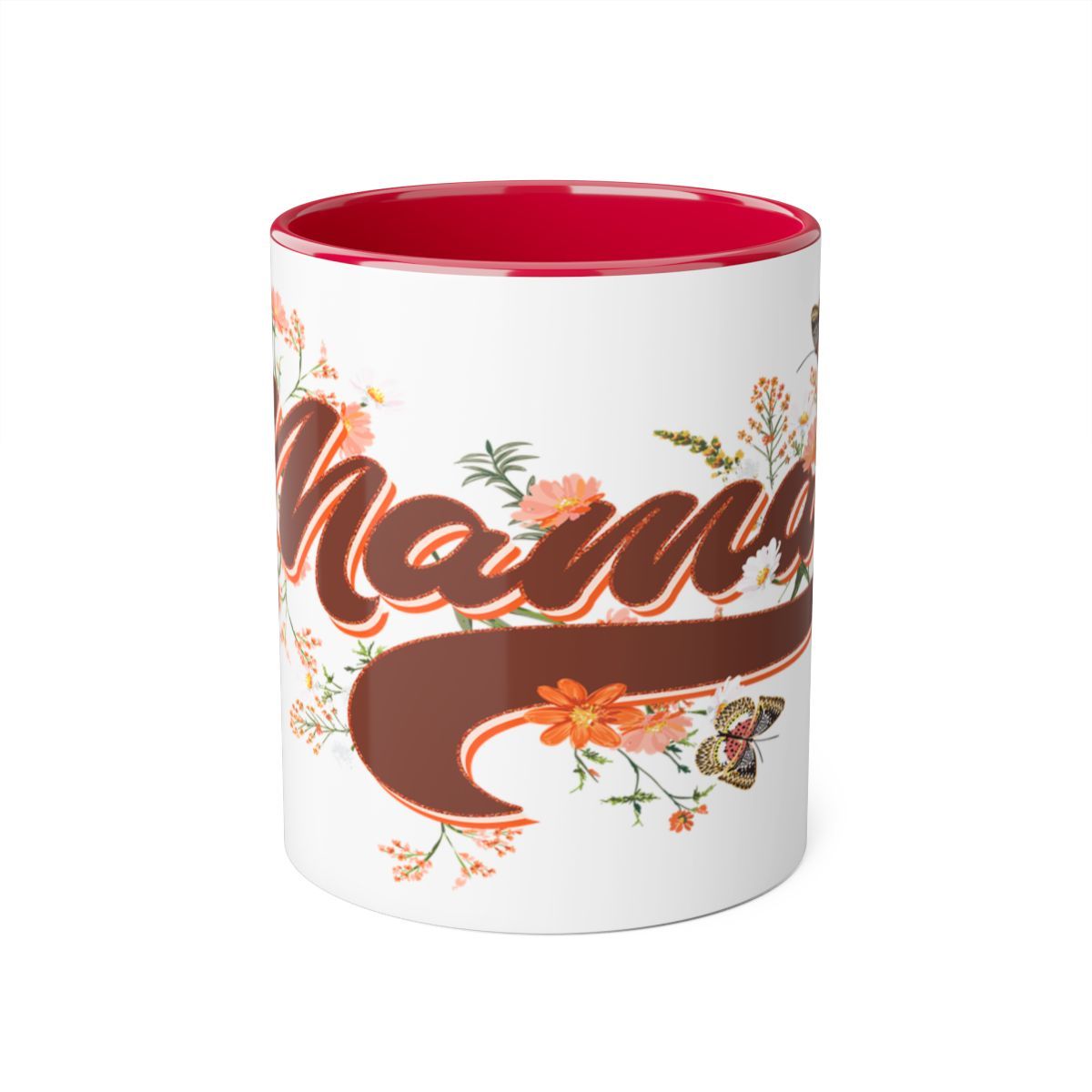 Accent Mugs, 11oz, Colors: Red, Size: 11oz