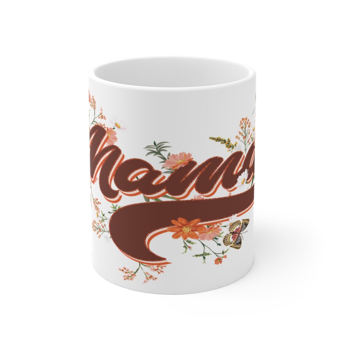 Personalized Mama Ceramic Mugs (11oz\15oz\20oz) done, Color: White, Sizes: 11oz