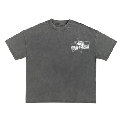 THURL CRAFTSMAN Basquiat minded collage T-shirt