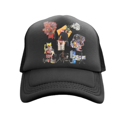 THURL CRAFTSMAN &#39;Basquiat minded&#39; Collage Hat