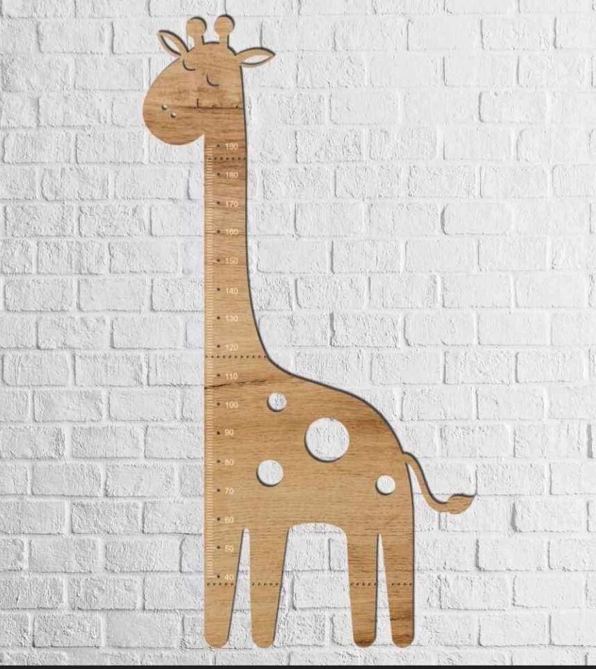 Giraffe Kids Height Chart 180cm